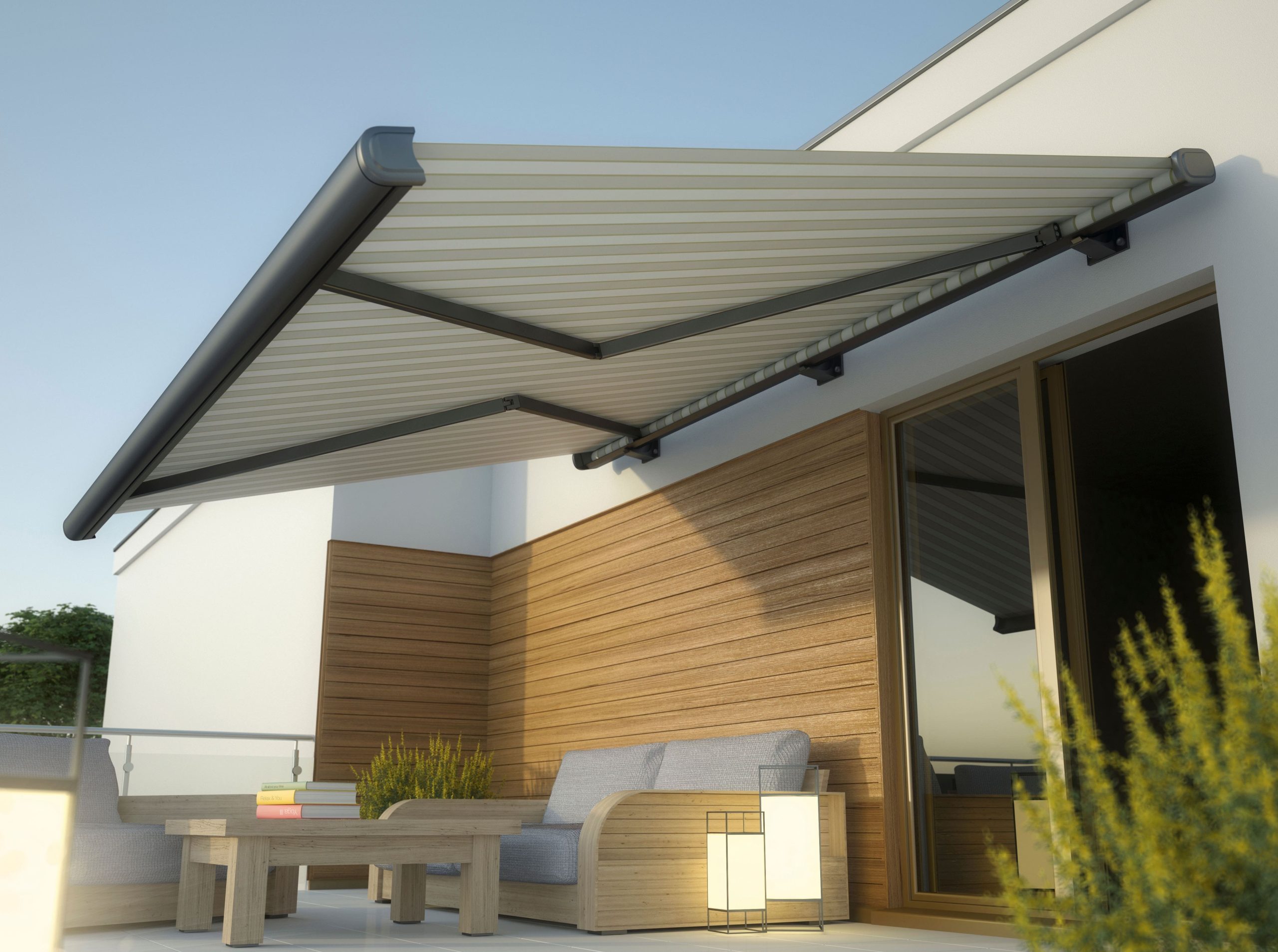 Custom retractable awnings installation in Madison
